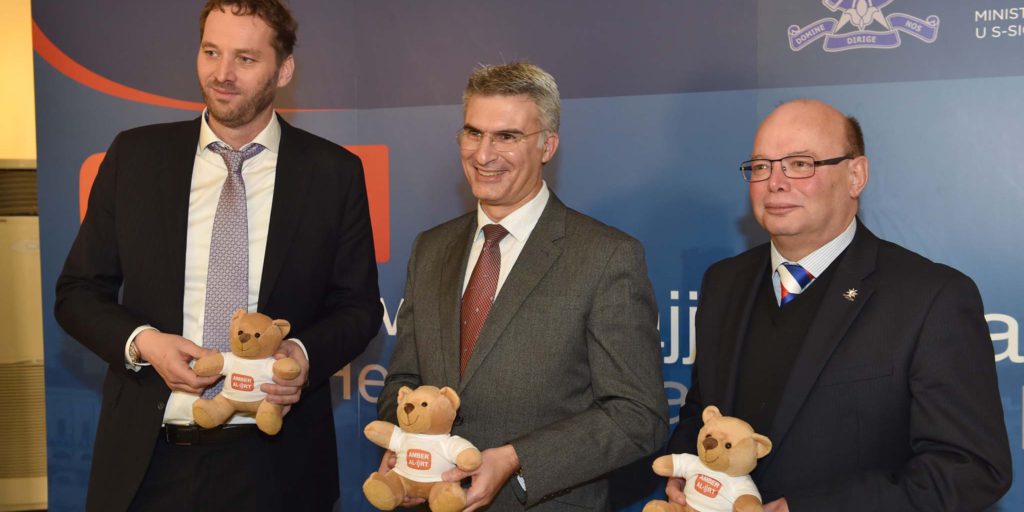 Minister For Home Affairs And National Security Carmelo Abela Launches The Amber Alert System In Malta, Where Malta Will Be Joining The European Child Rescue Alert PlatformMalta Police Headquarters